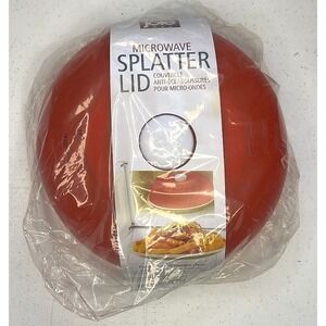 joie msc Red Plastic Microwave Splatter Lid